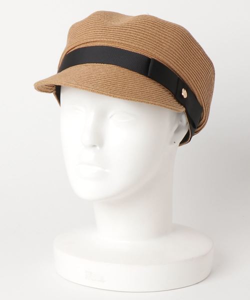 DONOBAN（ドノバン）の「ペーパーリボンキャスケット（キャップ・レディース・ベージュ/ライトベージュ・ONESIZE）」の12枚目の写真