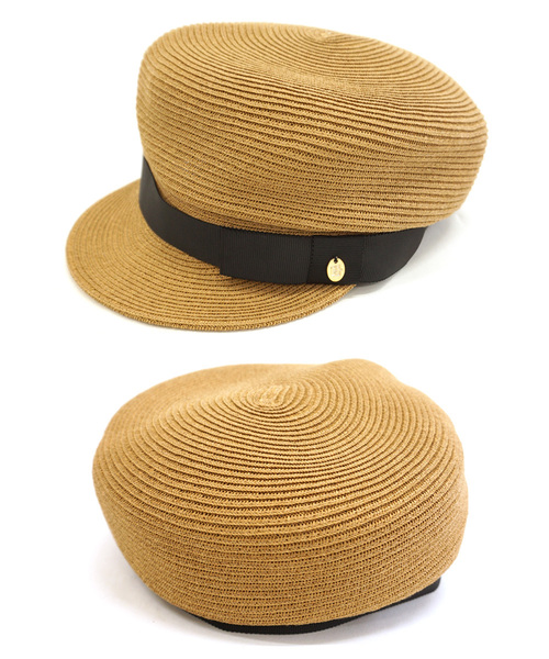 DONOBAN（ドノバン）の「ペーパーリボンキャスケット（キャップ・レディース・ベージュ/ライトベージュ・ONESIZE）」の8枚目の写真