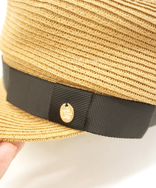 DONOBAN（ドノバン）の「ペーパーリボンキャスケット（キャップ・レディース・ベージュ/ライトベージュ・ONESIZE）」の10枚目の写真