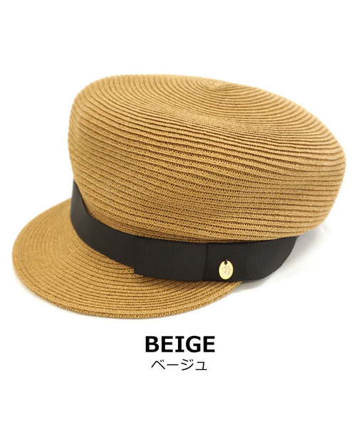 DONOBAN（ドノバン）の「ペーパーリボンキャスケット（キャップ・レディース・ベージュ/ライトベージュ・ONESIZE）」の3枚目の写真