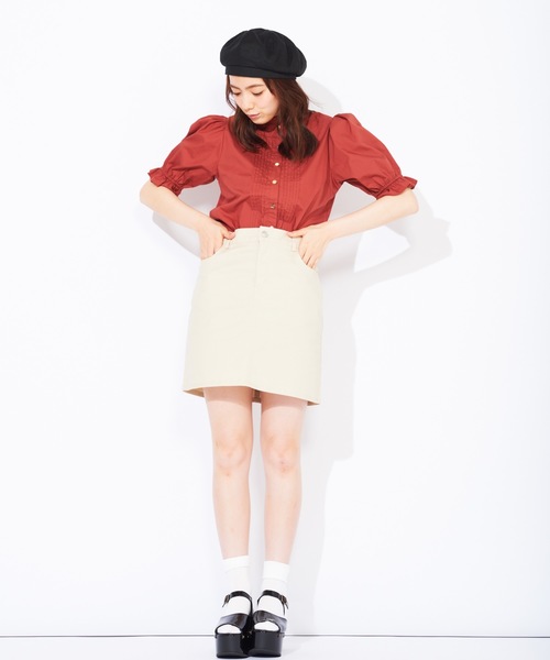 WEGO(ウィゴー)の「WEGO/アソートボタンブラウス(シャツ/ブラウス・レディース・ブラック/ブラウン/ナチュラル・FREE)」の13枚目の写真