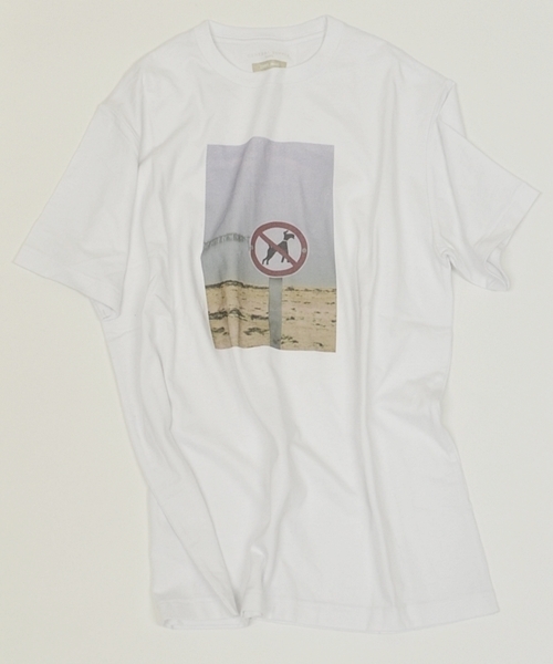 SHIPS GENERAL SUPPLY(シップスジェネラルサプライ)の「SGS: ゛CORBIS゛ プリントカットソー■(Tシャツ/カットソー・メンズ・ナチュラル/ベージュ系その他/ホワイト/ホワイト系その他・SMALL/X-LARGE/MEDIUM/LARGE)」の6枚目の写真