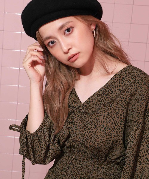 one after another NICE CLAUP(ワンアフターアナザーナイスクラップ)の「【Vacation trip】ロングティアードワンピース(ワンピース・レディース・ブラウン系その他/ベージュ/オレンジ・FREE)」の6枚目の写真