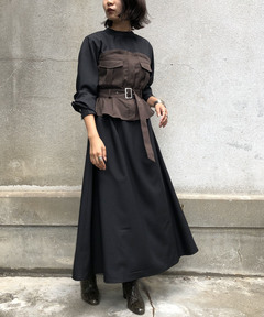 セール】FRILL CACHECOEUR DRESS（ワンピース）｜Ameri（アメリ）の