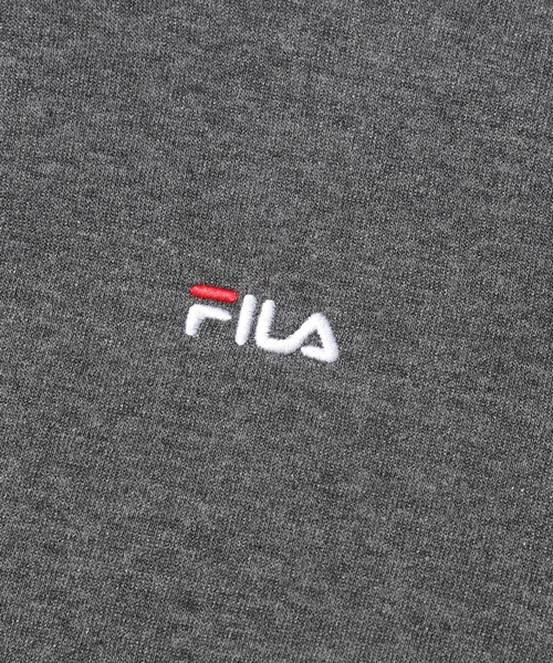 FILA（フィラ）の「【FILA/フィラ】WEB限定 ワンポイント ロゴ刺繍 ワンマイルウェア セットアップ スウェット ビッグシルエット トレーナー&ジョガーパンツ 裏起毛（ルームウェア/パジャマ・メンズ・ブラック/ネイビー/チャコール/杢グレー・M/L/LL/3L）」の18枚目の写真