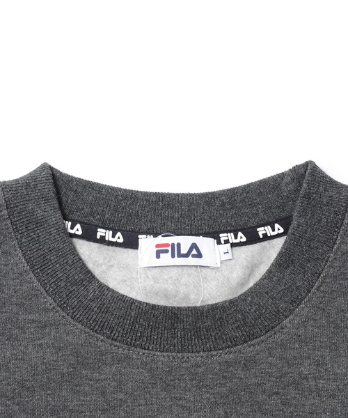 FILA（フィラ）の「【FILA/フィラ】WEB限定 ワンポイント ロゴ刺繍 ワンマイルウェア セットアップ スウェット ビッグシルエット トレーナー&ジョガーパンツ 裏起毛（ルームウェア/パジャマ・メンズ・ブラック/ネイビー/チャコール/杢グレー・M/L/LL/3L）」の13枚目の写真