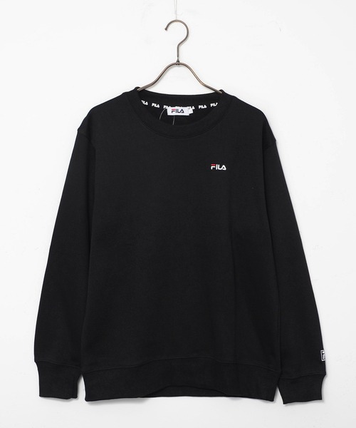 FILA（フィラ）の「【FILA/フィラ】WEB限定 ワンポイント ロゴ刺繍 ワンマイルウェア セットアップ スウェット ビッグシルエット トレーナー&ジョガーパンツ 裏起毛（ルームウェア/パジャマ・メンズ・ブラック/ネイビー/チャコール/杢グレー・M/L/LL/3L）」の5枚目の写真