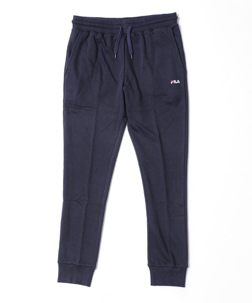FILA（フィラ）の「【FILA/フィラ】WEB限定 ワンポイント ロゴ刺繍 ワンマイルウェア セットアップ スウェット ビッグシルエット トレーナー&ジョガーパンツ 裏起毛（ルームウェア/パジャマ・メンズ・ブラック/ネイビー/チャコール/杢グレー・M/L/LL/3L）」の12枚目の写真