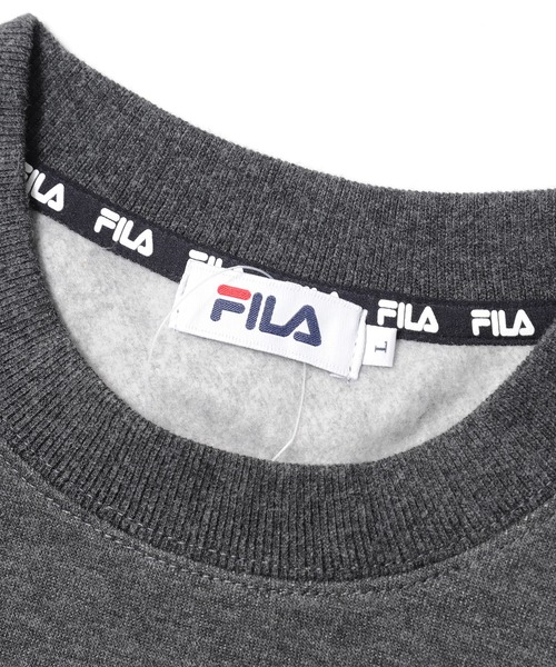 FILA（フィラ）の「【FILA/フィラ】WEB限定 ワンポイント ロゴ刺繍 ワンマイルウェア セットアップ スウェット ビッグシルエット トレーナー&ジョガーパンツ 裏起毛（ルームウェア/パジャマ・メンズ・ブラック/ネイビー/チャコール/杢グレー・M/L/LL/3L）」の14枚目の写真
