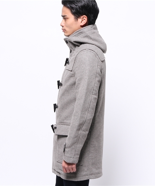 WEGO（ウィゴー）の「WEGO/ロングダッフルコート（ダッフルコート・メンズ・ダークグレー/ネイビー/キャメル・MEDIUM/LARGE）」の10枚目の写真