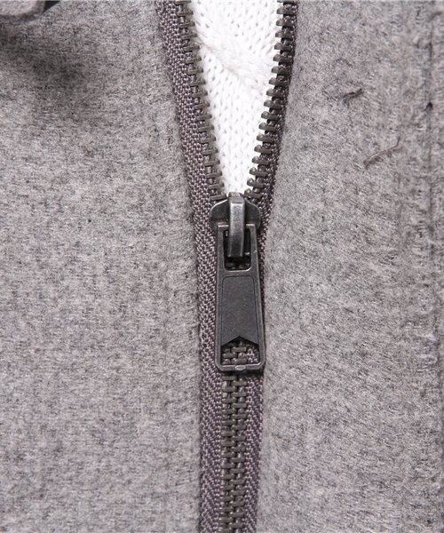 WEGO（ウィゴー）の「WEGO/ロングダッフルコート（ダッフルコート・メンズ・ダークグレー/ネイビー/キャメル・MEDIUM/LARGE）」の7枚目の写真