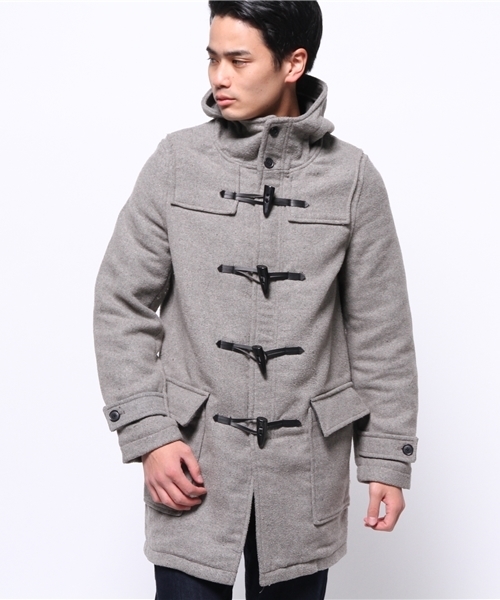 WEGO（ウィゴー）の「WEGO/ロングダッフルコート（ダッフルコート・メンズ・ダークグレー/ネイビー/キャメル・MEDIUM/LARGE）」の17枚目の写真