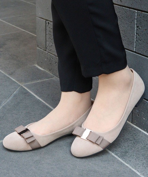 LibertyDoll（リバティードール）の「Liberty Doll / フラットリボンバレエパンプス(5581)（バレエシューズ・レディース・ダークブラウン/グレー/レッド/オレンジ/モスグリーン/マスタード/ブラック系その他/ベージュ/ブラック/ネイビー/アイボリー/ゴールド/シルバー・SS/S/L/M/XL/LL）」の14枚目の写真