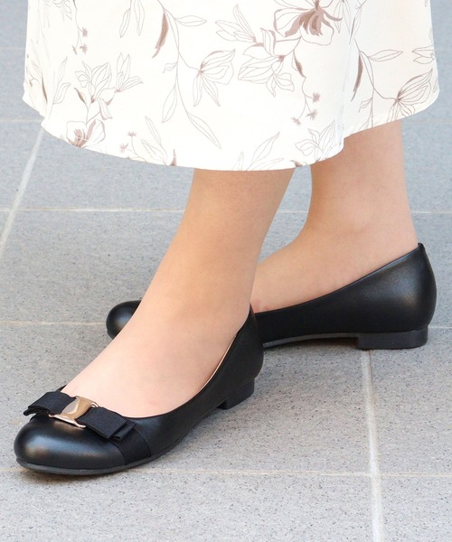 LibertyDoll（リバティードール）の「Liberty Doll / フラットリボンバレエパンプス(5581)（バレエシューズ・レディース・ダークブラウン/グレー/レッド/オレンジ/モスグリーン/マスタード/ブラック系その他/ベージュ/ブラック/ネイビー/アイボリー/ゴールド/シルバー・SS/S/L/M/XL/LL）」の17枚目の写真