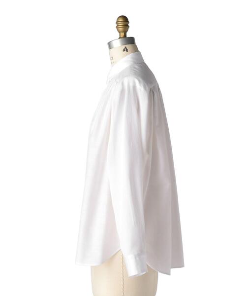 Drawer ドゥロワー　シルク　ブラウス　ホワイト Drawer ドゥロワー シルク ブラウス ホワイト