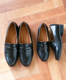 menue（メヌエ）の「防水仕様 ローファー コインローファー 3cmヒール レインシューズ（レインシューズ・レディース）」