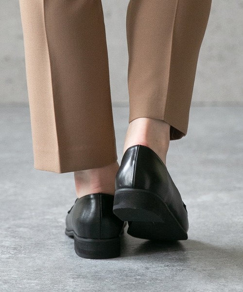 menue（メヌエ）の「防水仕様 ローファー コインローファー 3cmヒール レインシューズ（レインシューズ・レディース・ブラック・25.0cm/20.0cm/24.0cm/23.0cm/22.0cm/26.0cm/27.0cm/18.0cm/19.0cm/21.0cm）」の16枚目の写真