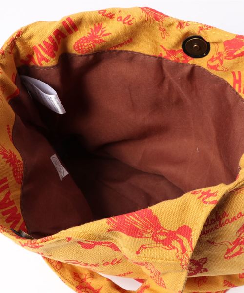 Kahiko(カヒコ)の「【Kahiko】フラーラミニトートバッグ(トートバッグ・レディース・ネイビー/オレンジ・FREE)」の6枚目の写真