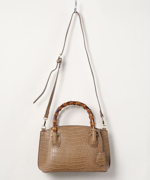 ARCHIVER（アーカイバ）の「【Ja】【SOLPRESA（ソルプレーサ）】 banboo handle handbag（ハンドバッグ・レディース・ブラック/ベージュ/レオパード・FREE）」の8枚目の写真