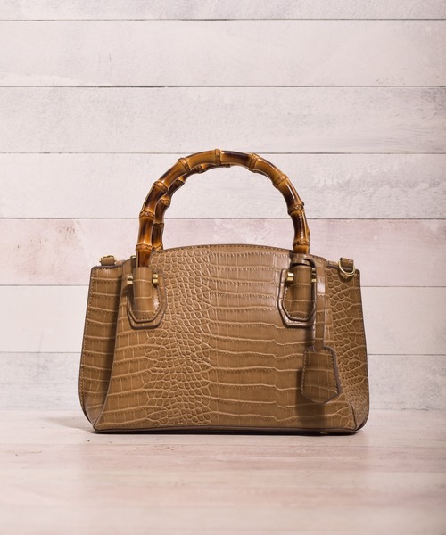 ARCHIVER（アーカイバ）の「【Ja】【SOLPRESA（ソルプレーサ）】 banboo handle handbag（ハンドバッグ・レディース・ブラック/ベージュ/レオパード・FREE）」の20枚目の写真