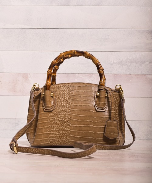 ARCHIVER（アーカイバ）の「【Ja】【SOLPRESA（ソルプレーサ）】 banboo handle handbag（ハンドバッグ・レディース・ブラック/ベージュ/レオパード・FREE）」の18枚目の写真