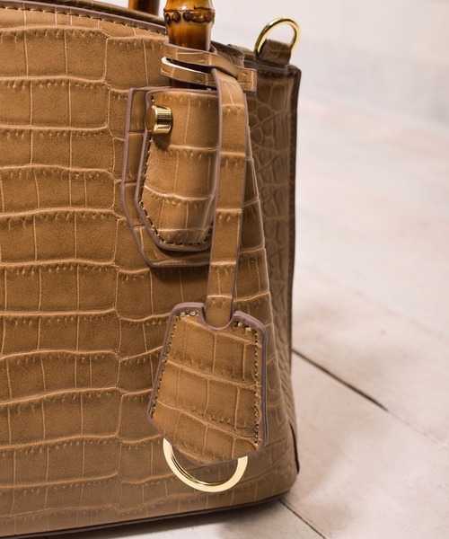 ARCHIVER（アーカイバ）の「【Ja】【SOLPRESA（ソルプレーサ）】 banboo handle handbag（ハンドバッグ・レディース・ブラック/ベージュ/レオパード・FREE）」の17枚目の写真