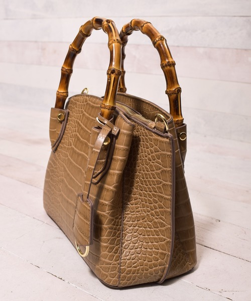 ARCHIVER（アーカイバ）の「【Ja】【SOLPRESA（ソルプレーサ）】 banboo handle handbag（ハンドバッグ・レディース・ブラック/ベージュ/レオパード・FREE）」の16枚目の写真