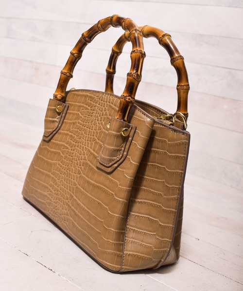 ARCHIVER（アーカイバ）の「【Ja】【SOLPRESA（ソルプレーサ）】 banboo handle handbag（ハンドバッグ・レディース・ブラック/ベージュ/レオパード・FREE）」の15枚目の写真