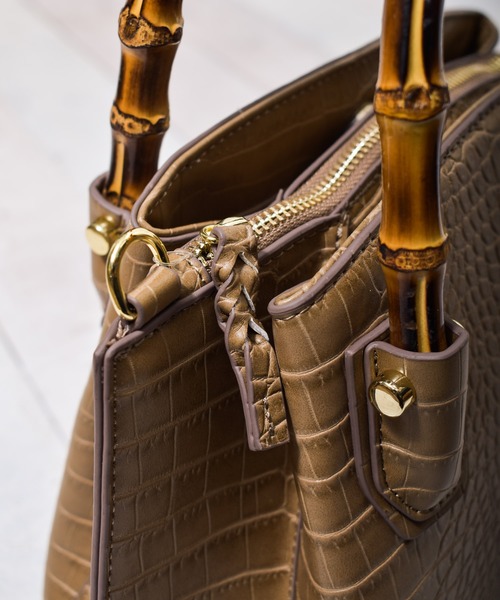 ARCHIVER（アーカイバ）の「【Ja】【SOLPRESA（ソルプレーサ）】 banboo handle handbag（ハンドバッグ・レディース・ブラック/ベージュ/レオパード・FREE）」の14枚目の写真
