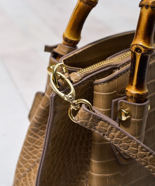 ARCHIVER（アーカイバ）の「【Ja】【SOLPRESA（ソルプレーサ）】 banboo handle handbag（ハンドバッグ・レディース・ブラック/ベージュ/レオパード・FREE）」の13枚目の写真