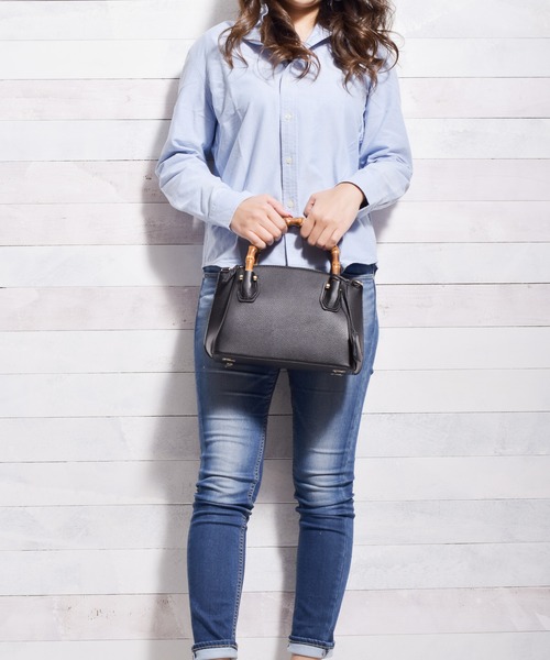 ARCHIVER（アーカイバ）の「【Ja】【SOLPRESA（ソルプレーサ）】 banboo handle handbag（ハンドバッグ・レディース・ブラック/ベージュ/レオパード・FREE）」の21枚目の写真
