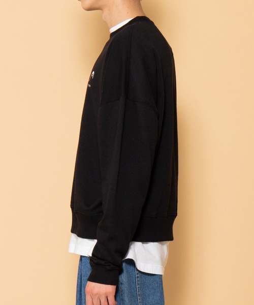 HEAD（ヘッド）の「∴WEGO/HEAD別注ロゴ刺繍プルオーバー（スウェット・メンズ・ブラック/グリーン・MEDIUM/LARGE）」の19枚目の写真