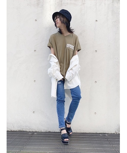 one way(ワンウェイ)の「ベーシックスキニー(デニムパンツ・レディース・ライトブルー/ホワイト/ダークブルー・M/L)」の11枚目の写真