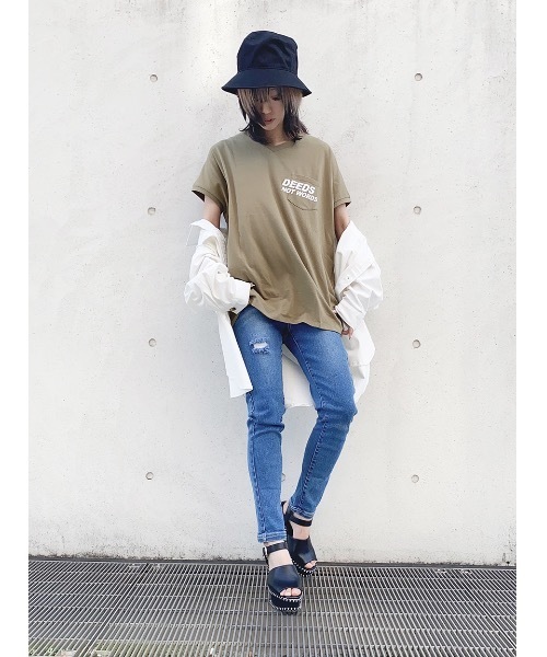 one way(ワンウェイ)の「ベーシックスキニー(デニムパンツ・レディース・ライトブルー/ホワイト/ダークブルー・M/L)」の9枚目の写真