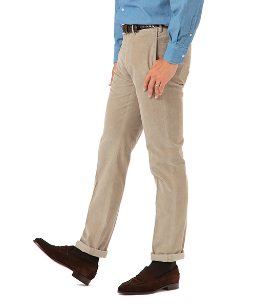 INCOTEX(インコテックス)の「INCOTEX / "N35"ストレッチコーデュロイ(NEW MODEL)(その他パンツ・メンズ・オフホワイト/グレイッシュベージュ/マスタード/グリーン・46/48/50/44/42/52)」の3枚目の写真