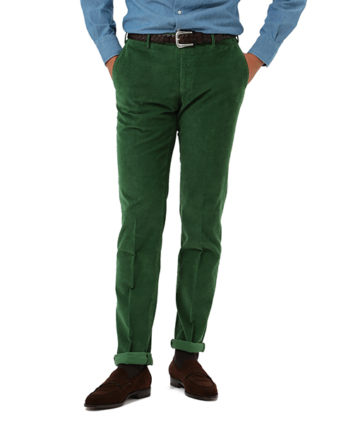 INCOTEX(インコテックス)の「INCOTEX / "N35"ストレッチコーデュロイ(NEW MODEL)(その他パンツ・メンズ・オフホワイト/グレイッシュベージュ/マスタード/グリーン・46/48/50/44/42/52)」の4枚目の写真