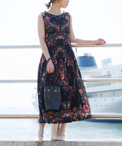 セール】【Narcissus】シアフラワーワンピース（ワンピース