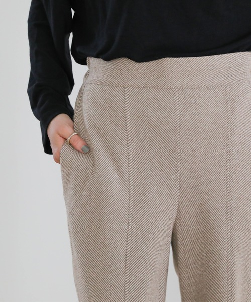 select MOCA（セレクトモカ）の「センターステッチパンツ（その他パンツ・レディース・ブラウン/オリーブ・FREE）」の9枚目の写真