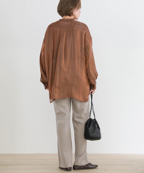 select MOCA（セレクトモカ）の「センターステッチパンツ（その他パンツ・レディース・ブラウン/オリーブ・FREE）」の8枚目の写真