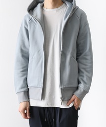 ATTACHMENT | ブラッシュド Pe/C裏毛 ZIP UP パーカー(パーカー)