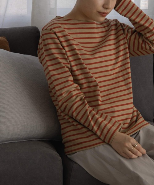 セール Fork Spoon ボートネックボーダー Tシャツ カットソー Fork Spoon フォークアンドスプーン のファッション通販 Zozotown