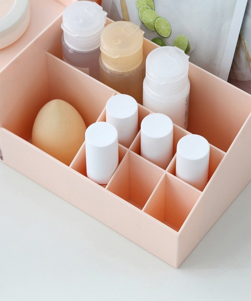 aimoha（アイモハ）の「メイクボックス（収納グッズ・レディース・ホワイト/ピンク/ブルー・FREE）」の13枚目の写真
