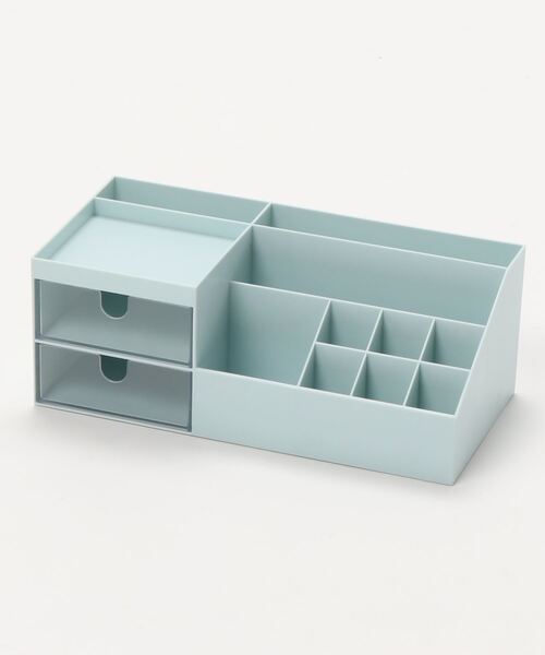 aimoha（アイモハ）の「メイクボックス（収納グッズ・レディース・ホワイト/ピンク/ブルー・FREE）」の5枚目の写真