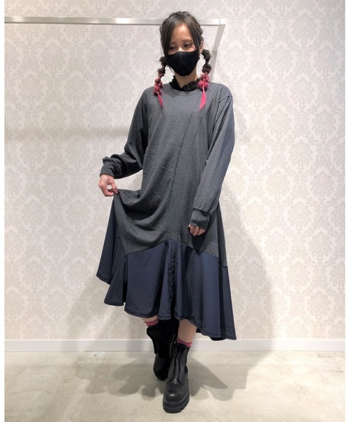 日本正規品抜群 切替フレアワンピース Gst46 191 を購入できます Gomme ワンピース ドレス Gomme ゴム のワンピース 天竺 天竺 切替フレアワンピース ワンピース Gomme ゴム のファッション ワンピース