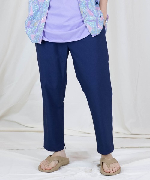 Iroquois(イロコイ)の「REFLAX WEATHER CLOTH PT【セットアップ対応】(その他パンツ・メンズ・ブラック/ベージュ/ネイビー/ブラウン・1/2/3)」の4枚目の写真