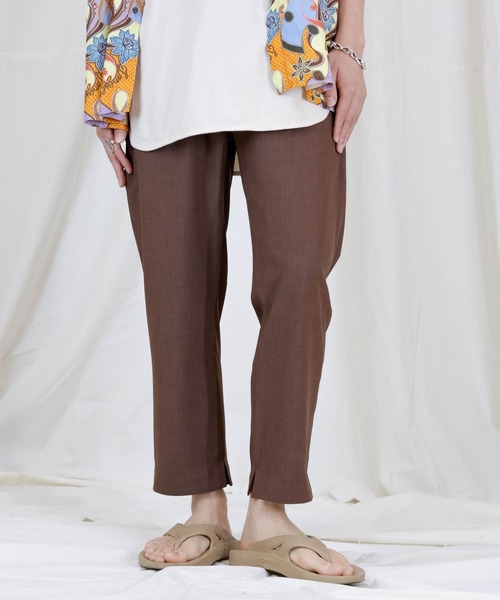 Iroquois(イロコイ)の「REFLAX WEATHER CLOTH PT【セットアップ対応】(その他パンツ・メンズ・ブラック/ベージュ/ネイビー/ブラウン・1/2/3)」の3枚目の写真