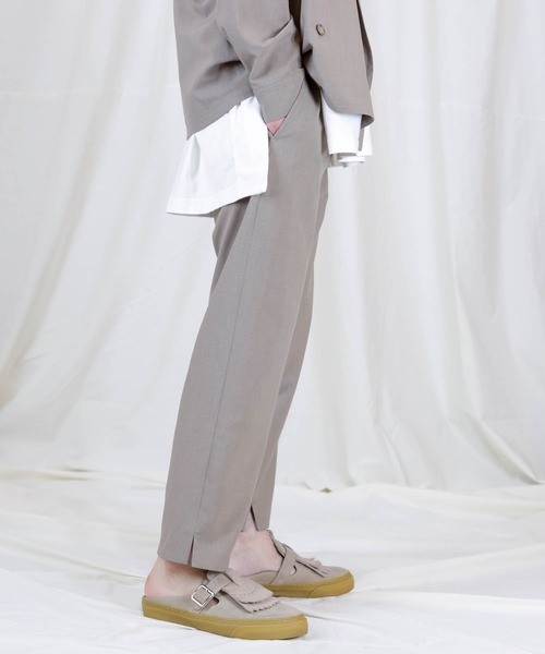 Iroquois(イロコイ)の「REFLAX WEATHER CLOTH PT【セットアップ対応】(その他パンツ・メンズ・ブラック/ベージュ/ネイビー/ブラウン・1/2/3)」の18枚目の写真