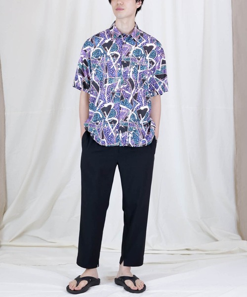 Iroquois(イロコイ)の「REFLAX WEATHER CLOTH PT【セットアップ対応】(その他パンツ・メンズ・ブラック/ベージュ/ネイビー/ブラウン・1/2/3)」の7枚目の写真