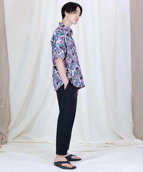 Iroquois(イロコイ)の「REFLAX WEATHER CLOTH PT【セットアップ対応】(その他パンツ・メンズ・ブラック/ベージュ/ネイビー/ブラウン・1/2/3)」の8枚目の写真