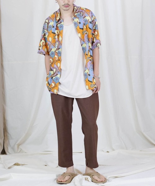 Iroquois(イロコイ)の「REFLAX WEATHER CLOTH PT【セットアップ対応】(その他パンツ・メンズ・ブラック/ベージュ/ネイビー/ブラウン・1/2/3)」の13枚目の写真